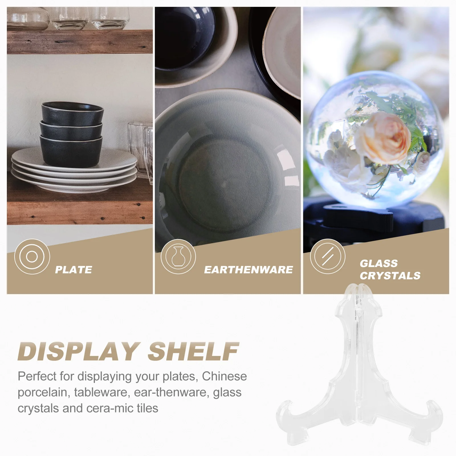 

12Pcs Triangular Display Racks High Quality Materials Long Service Life Foldable Commodity Shelf Commodity Rack