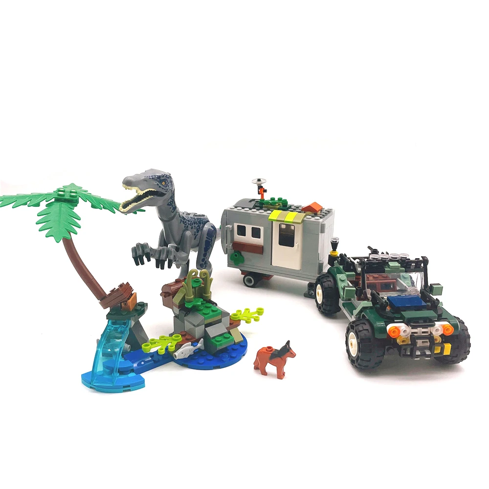 476pcs Jurassic Dinosaur World Building Blocks Treasure Hunt Model Bricks Fit 75935 Toys for Kids