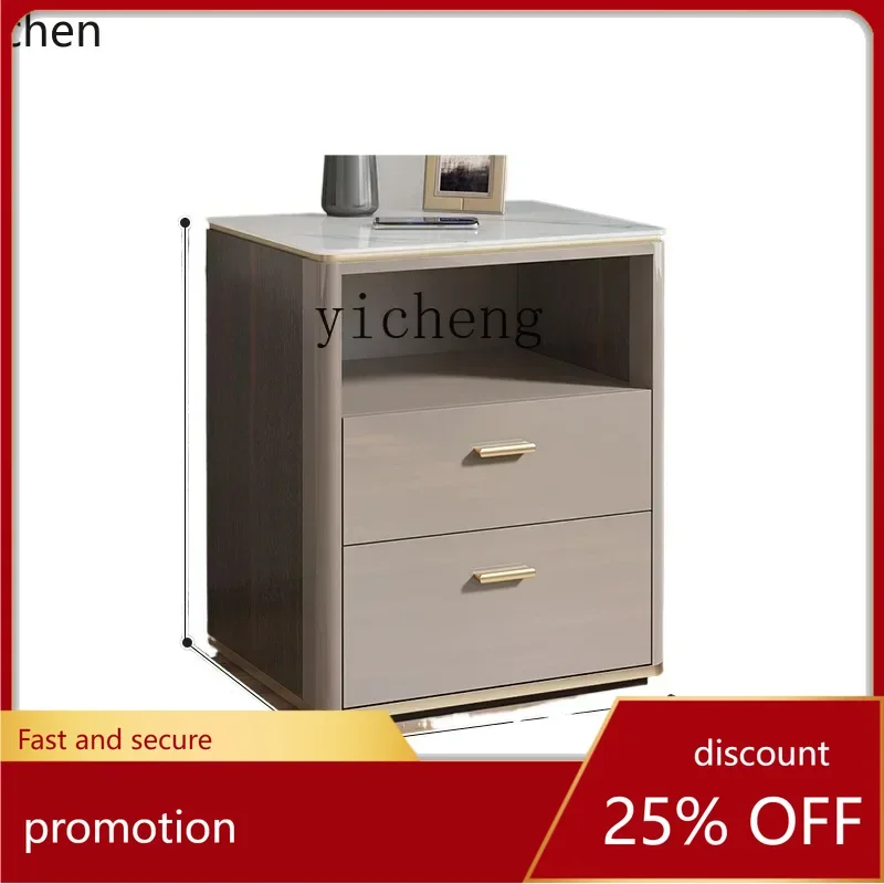 A3-5  lig luxury smart bedside multi-functional bedside small crack cabinet with sensor lig safe cabinet