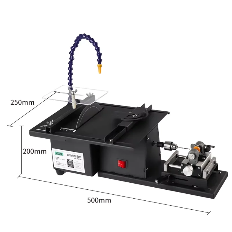 1850W Mini Table Saw Multifunction Jade Grinding And Cutting All -in -one Machine Table Grinding Carved Polishing Jadeite Tools