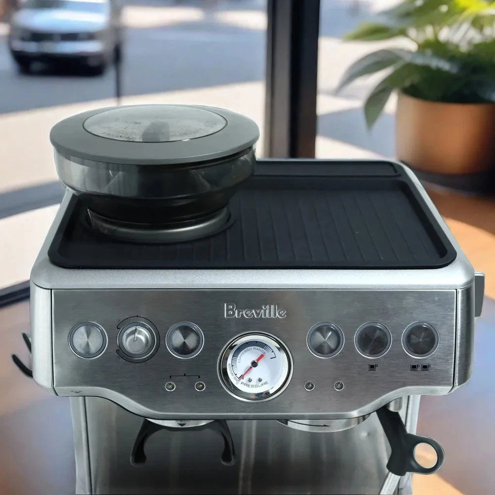 Breville tappetino da caffè tappetino da caffè con coperchio superiore compatibile con Breville 870/880 Pad antiscivolo in Silicone