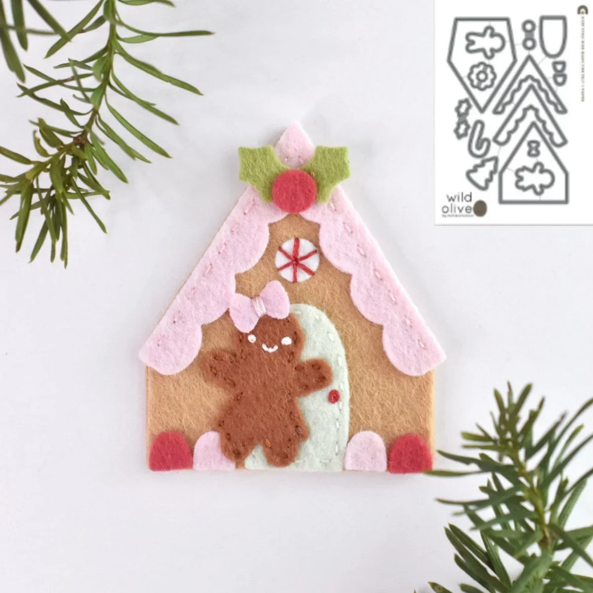 

Christmas Felt Die Ginger House New Cutting Dies For DIY Scrapbook Craft Decoration Template Supplies Greeting Card 2024