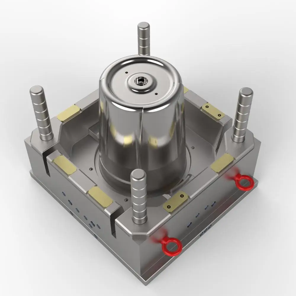 Plastic Bucket with lid  mold Handle Mould