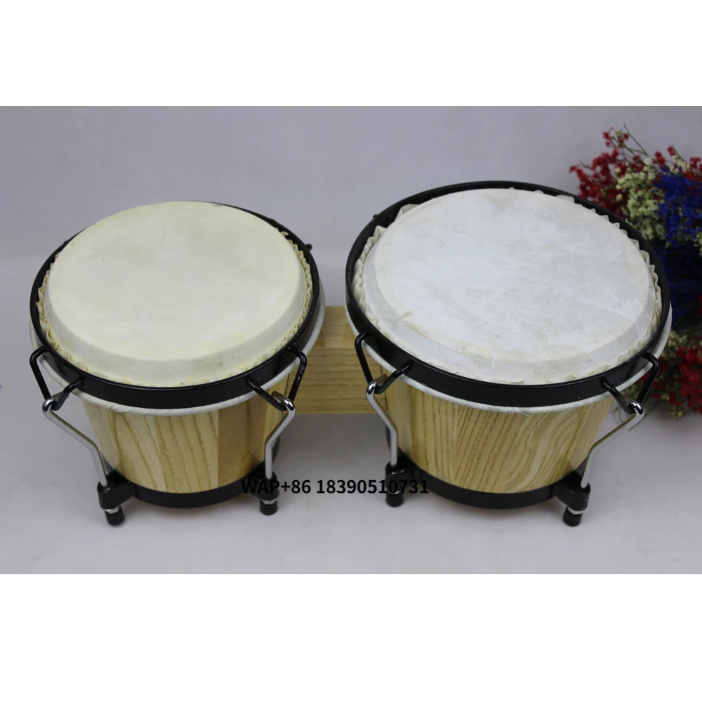 

Бонго 7 и 8 дюймов, деревянный набор ударных инструментов