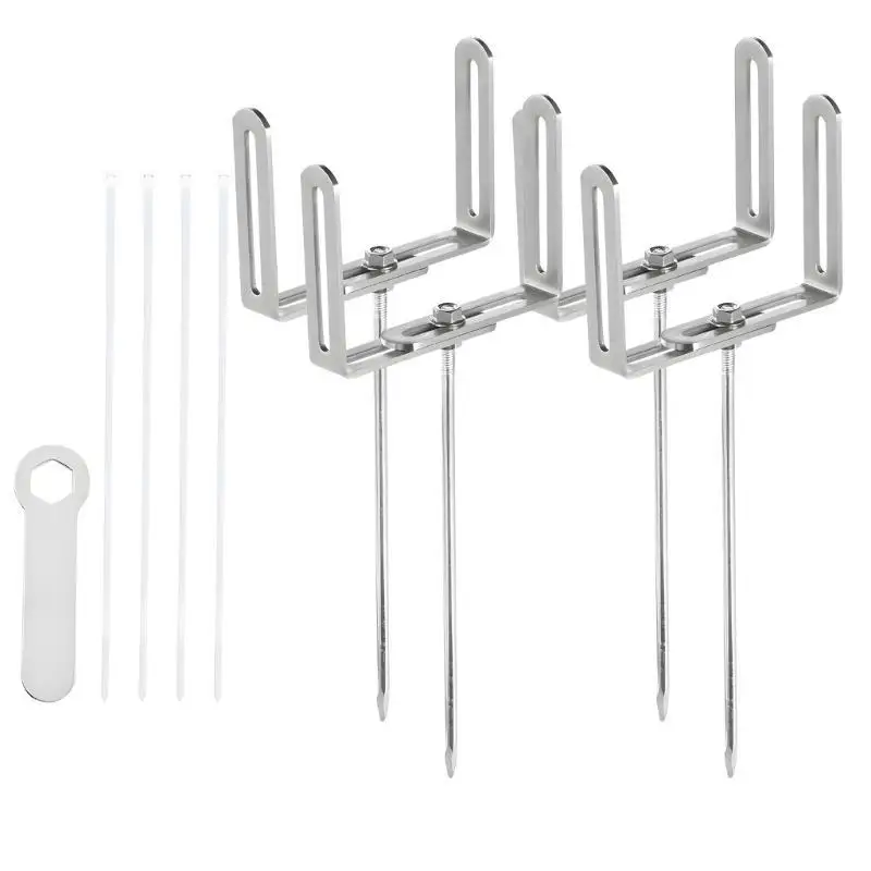 

Y1UD Pack of 4 Permanent Modifiable Parentheses Downspout Possessors Galvanized Metal Oxidation Resistance