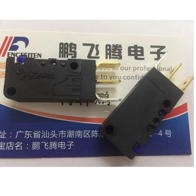 

1pcs/lots 100% France Crouzet 83293 waterproof and dustproof microswitch travel limit pushbutton 3pin 6A250V IC Electronic