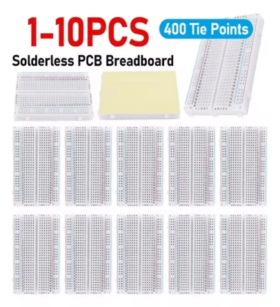 1-20pcs 400 Tie Points Solderless PCB Breadboard Mini Universal Test Protoboard DIY Bread Board for Bus Test Circuit Board