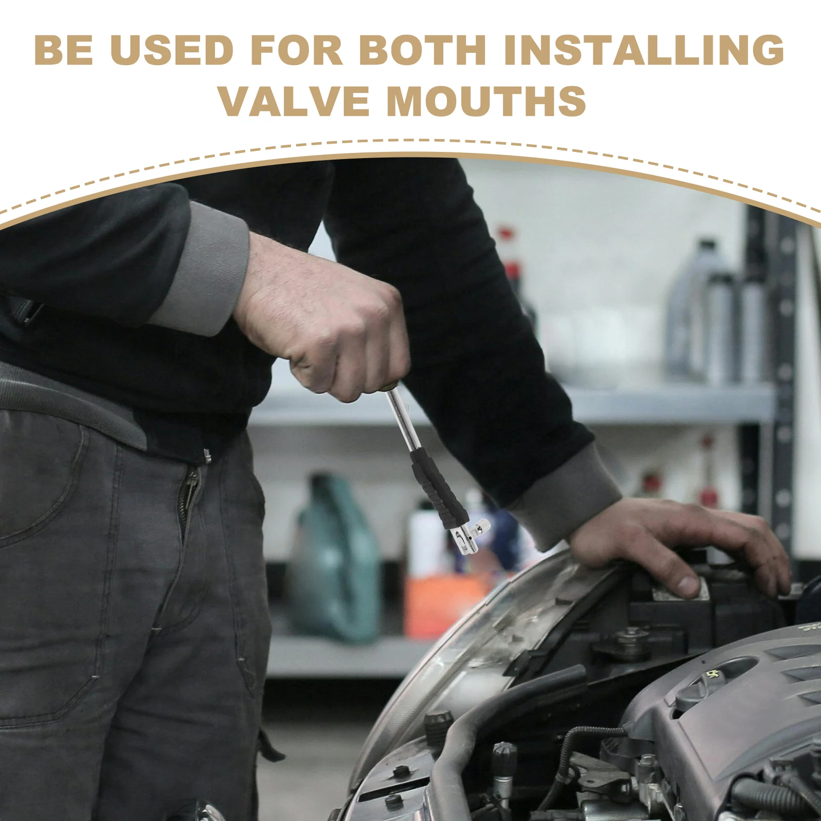 

Professional Grade Tire Valve Stem Installer Tool Strong Steel Construction for Reliable Valve Stem Removal and Installation Use