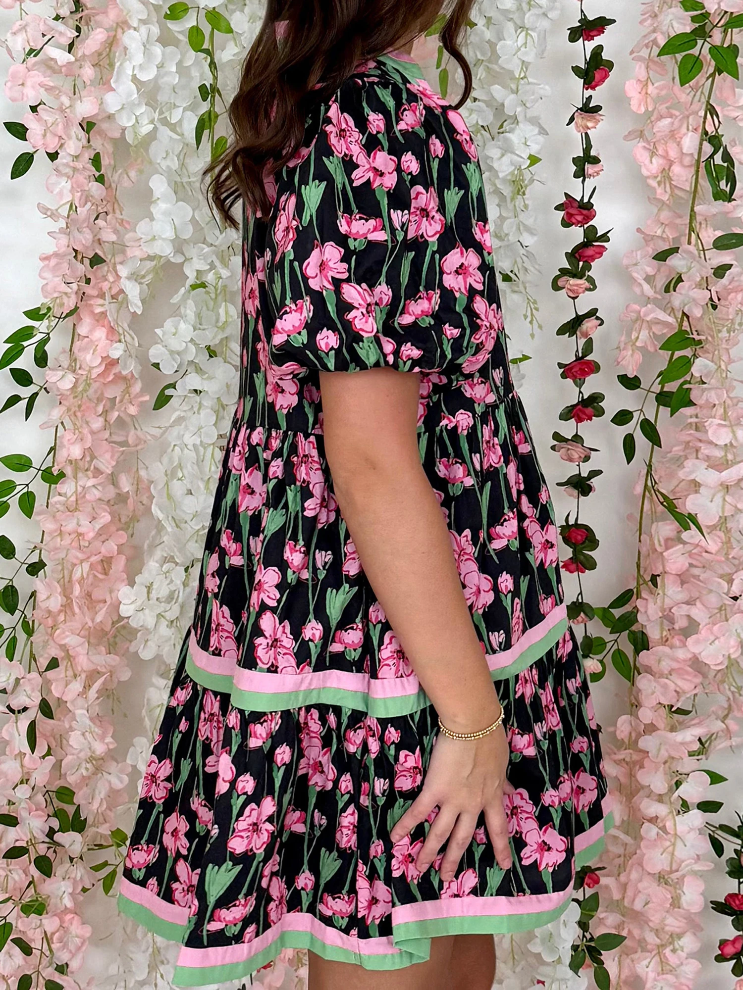 女性のオフショルダーマキシドレス長袖ソリッドカラーフリル裾ボヘミアンビーチパーティードレスエレガントなイブニングドレス