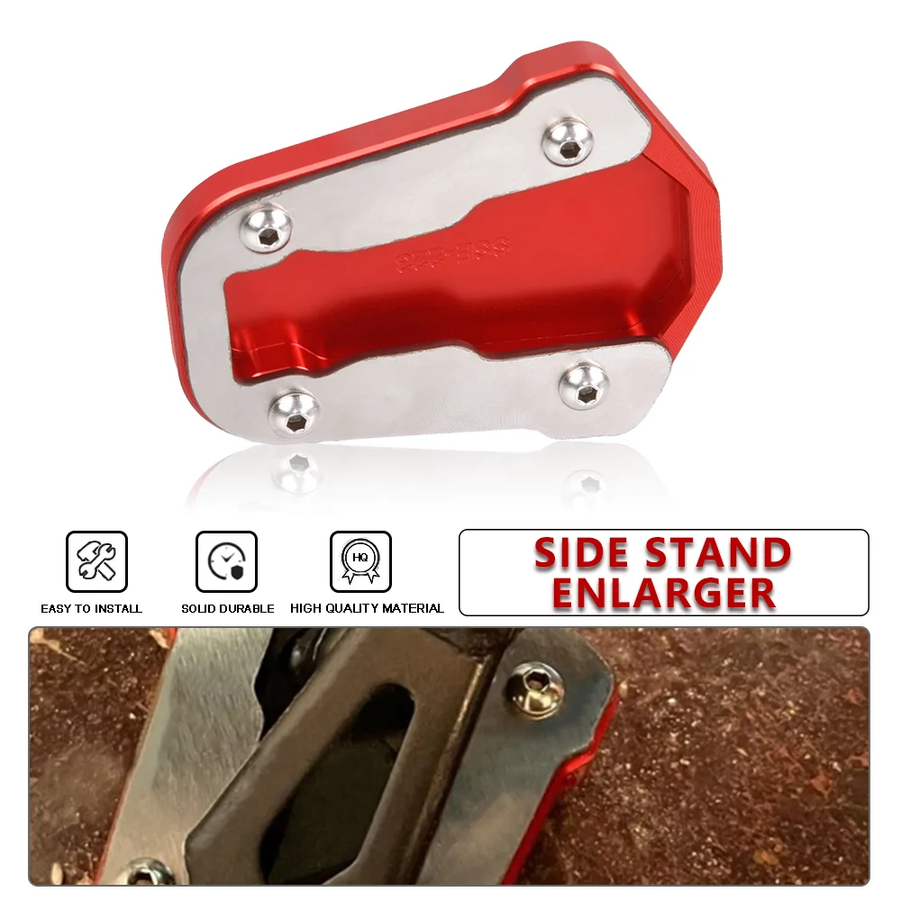 

For Honda CRF300L Rally 2021 2022 CRF 300 L CRF300 300L Motorcycle Kickstand Foot Side Stand Extension Sidestand Plate Enlarge