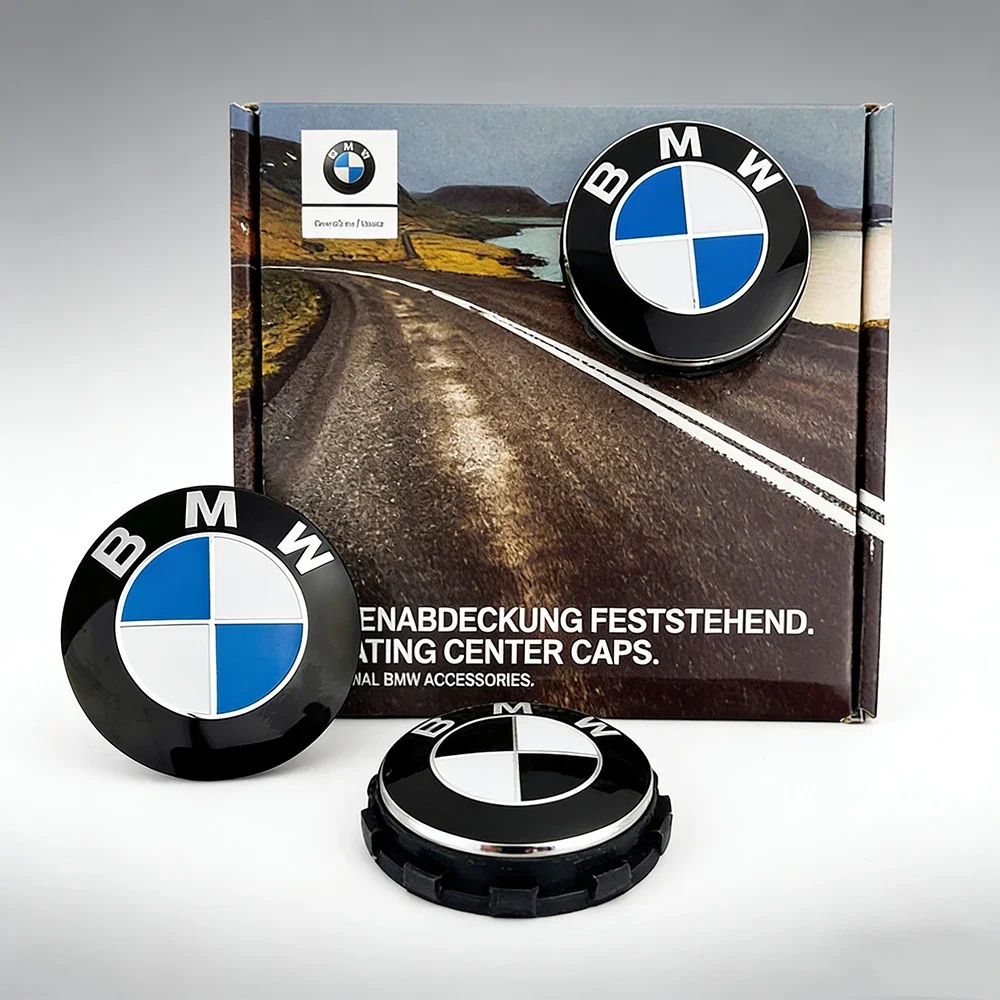 

4Pcs/set 68MM 56MM Blue White Floating Wheel Center Cap Auto Accessories for BMW G11 G12 G30 G31 G32 G38 G08 G05 F46 F49 F39 F90