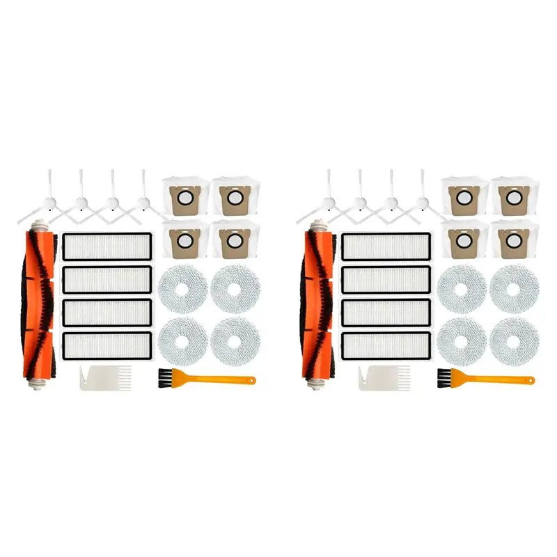 

A84X-2 Set For Xiaomi Robot Vacuum L10S Ultra X10+ X10 Plus B101GL Main Side Brush Hepa Filter Dust Bag Mop