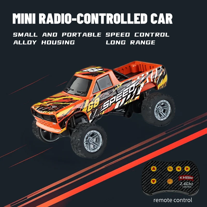 Nieuwe RC Auto MINI Legering 1/64 Afstandsbediening Auto Handig om 60 Minuten Werktijd te dragen Kinderen Geschenken Elektronisch Speelgoed - afbeelding 1