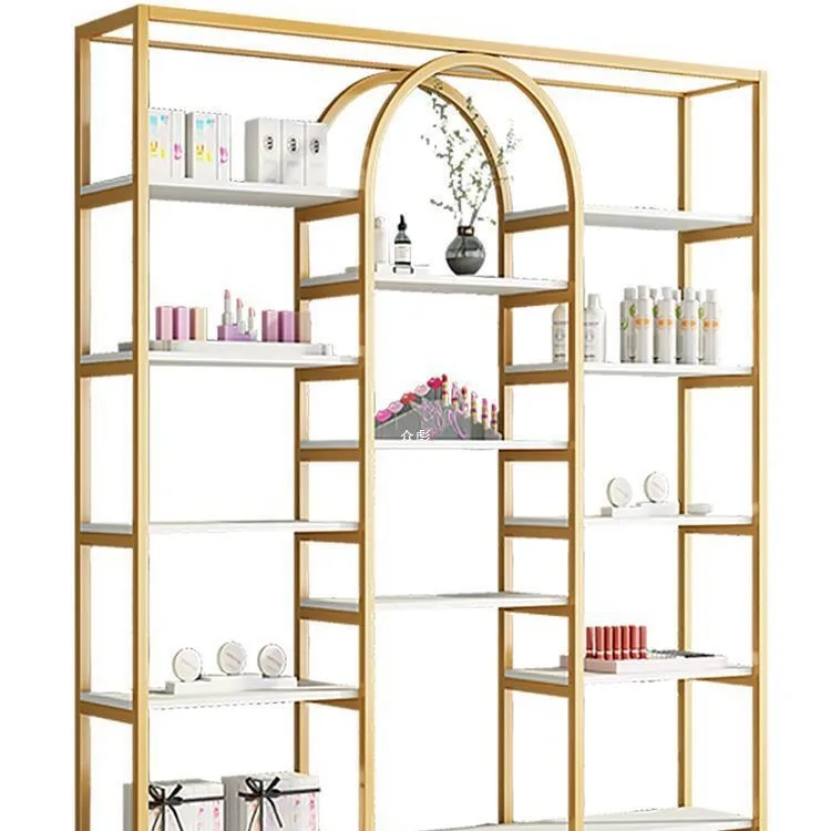 

Light luxury display stand Nail art display stand Product shelf Beauty salon shelf Nail polish glue cabinet
