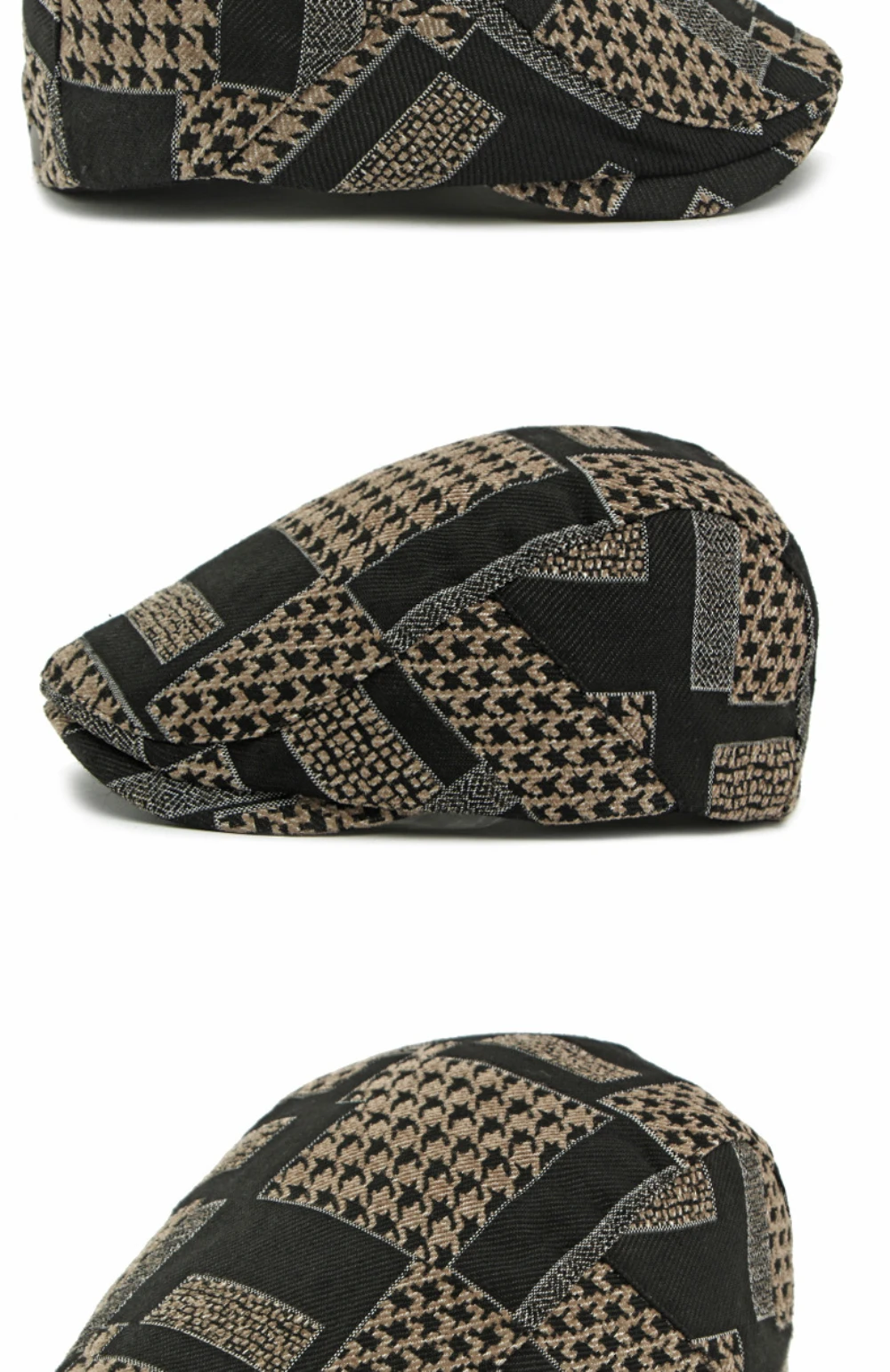 HT4882 Herren Berets Frauen Vintage Plaid Künstler Maler Baskenmütze Hut Neue Herbst Winter Baskenmütze Kappe Männlich Weiblich Einstellbare Ivy Flache Kappen – Detail 9