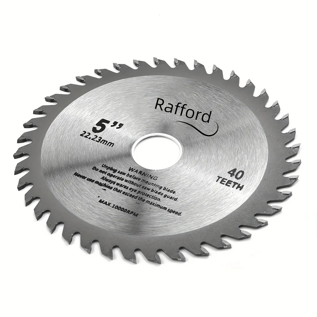 5inch 125mm Cutting Disc Mini Circular Saw Blade For Wood Plastic Metal Rotating Carbide Cutting Tools 40 Teeth 12000 Max RPM