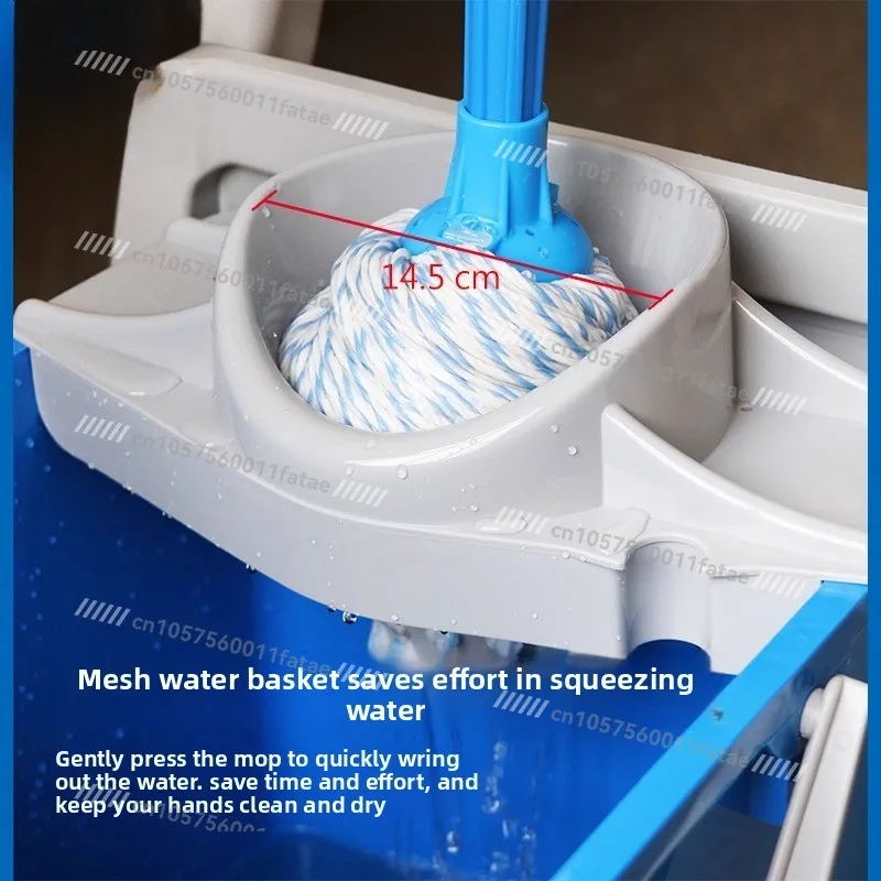 Mini Cleaning Service Truck 25L Round Ground Squeeze Bucket Squeeze Truck with Wheels