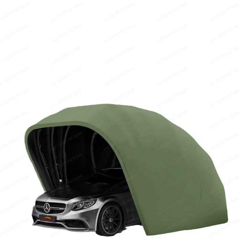 5.5m semi-automatic full-automatic mobile garage anti-exposure folding retractable carport car parking shed sunshade