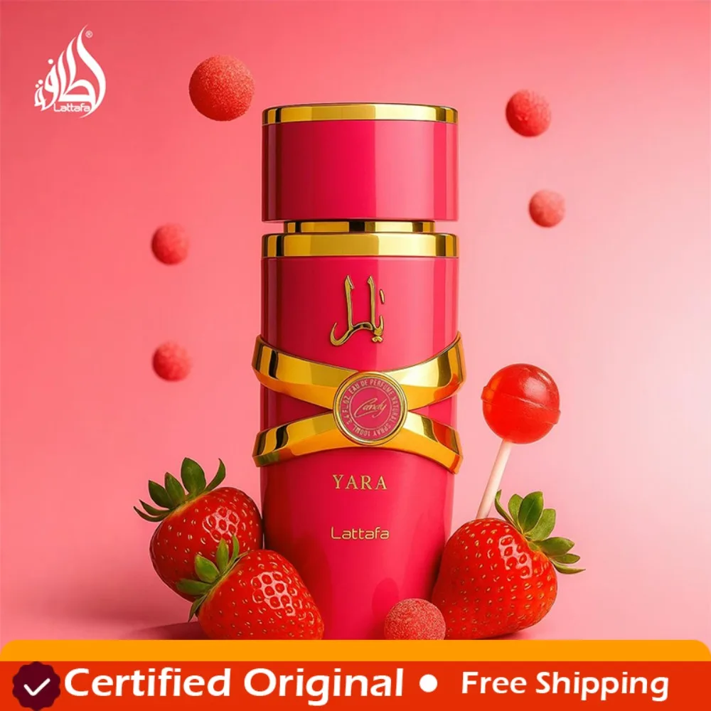 

Lattafa Yara Candy Vanilla Fruity Citrus Floral Eau de Parfum — долгоиграющий аромат для женщин с феромонами, в арабском стиле.
