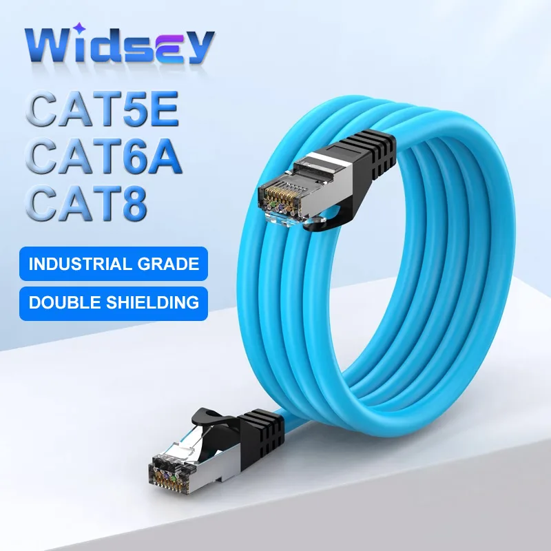 

CAT5E CAT6A CAT8 Industrial 10G Double Shielded Network Cable 8 Pin Profinet Servo EtherCAT Ethernet Gigabit High-flex Cable