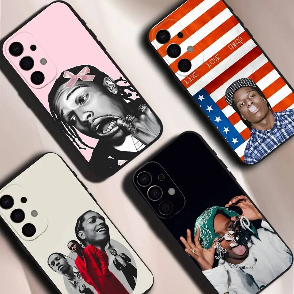 

A-ASAP Rocky Rapper Shockproof Phone Case For Samsung S26,S25,S24,S21,S22,S23,S30,Ultra,S20,Plus,Fe,Lite,5G Black Cover