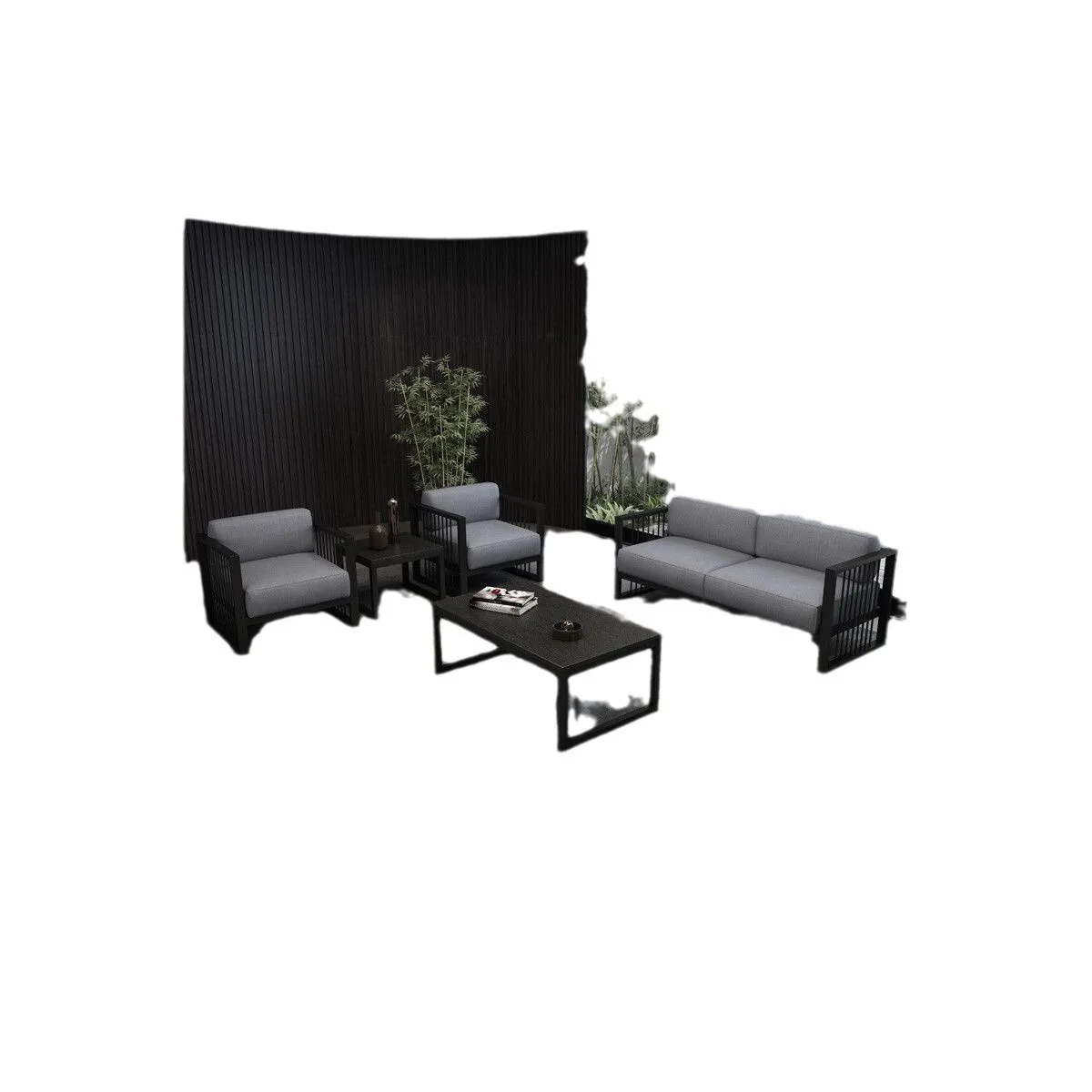 

Office Business Reception Room Sofa Coffee Table New Chinese Simple Guest Meeting
