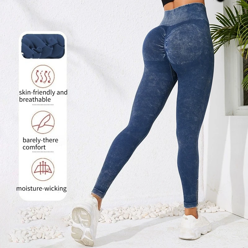 

Осень 2023, новые брюки для йоги, женские эластичные узкие спортивные брюки с высокой талией и подтяжкой бедер, одежда, высокоэластичные брюки для йоги