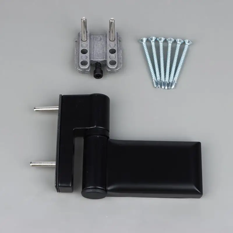 Charnière de porte polyvalente à trois axes avec tampon en aluminium pour l'agrandissement des ouvertures