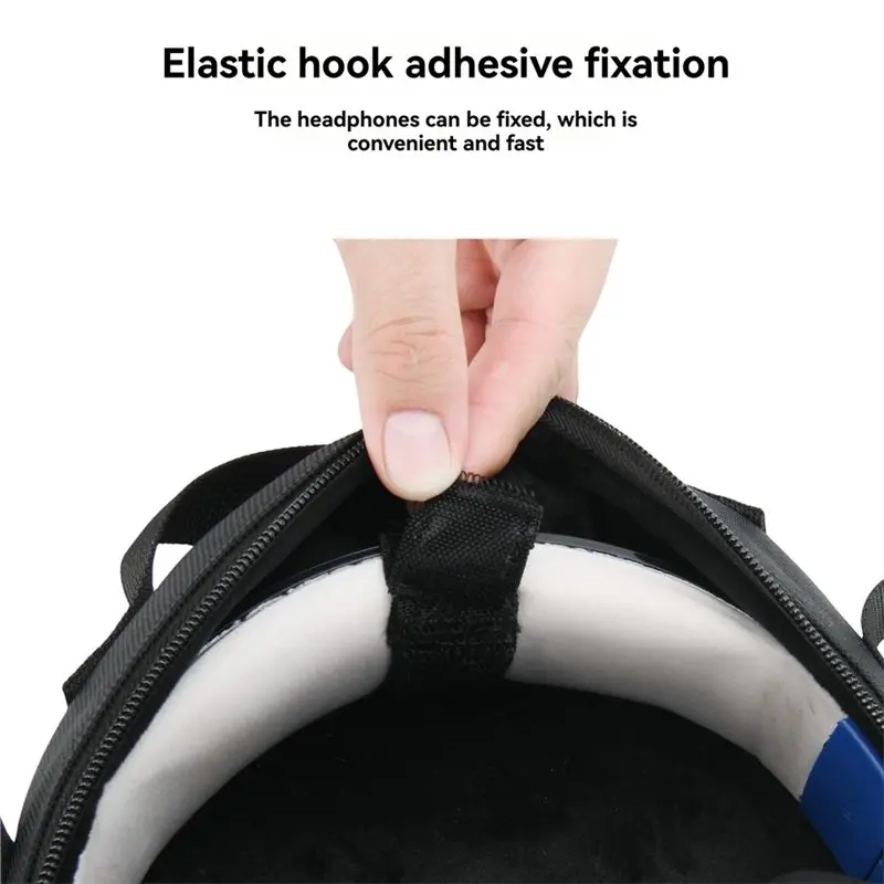 B27B For Headphone Case Storage Bag With Adjustable Shoulder Strap Designed For DJ For Headset Compatible