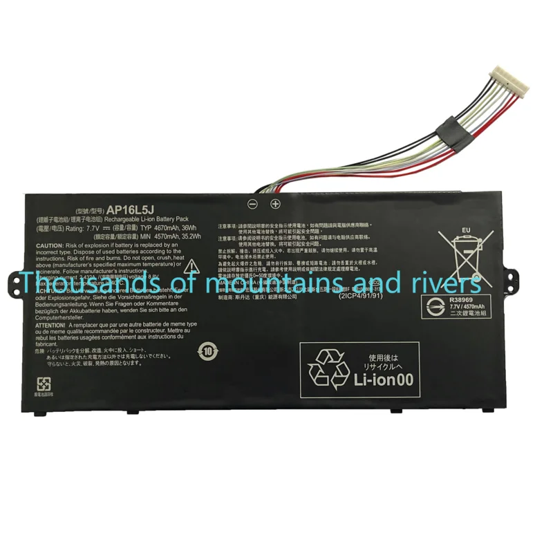 

New AP16L5J Laptop Battery For Acer Aspire Swift 5 SP111-32N SF514-52T Spin 1 2ICP4/91/91 36Wh 7.7V 4670mAh