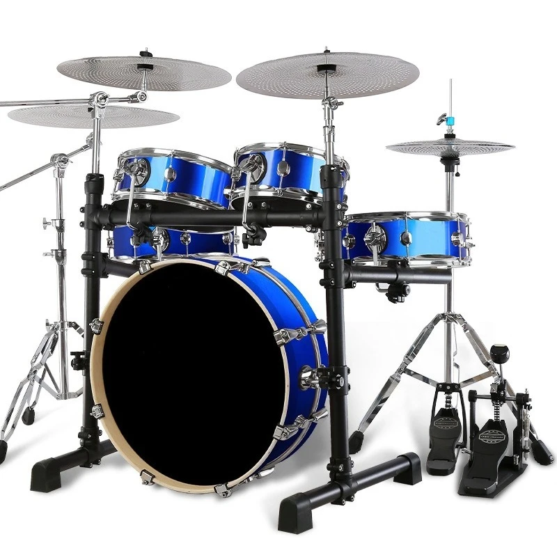 

Portable Silent Practice Drum Set Double-Sided Drum for Adults and Kids Beginners Grade Exam Jazz Drum