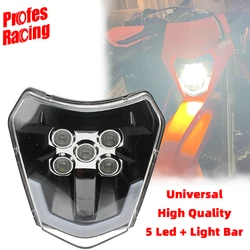 Motorcycle LED Light Wick Headlight Headlamp Lamp For KTM EXC XC XCF XCW XCFW SX SXF SXS 125 150 250 350 450 530 690 Enduro