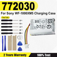 1Pcs For Sony WF-1000XM5 XM5 New Wireless Headset 772030 3.85V 500mAh Charging Case Battery + Free Tools