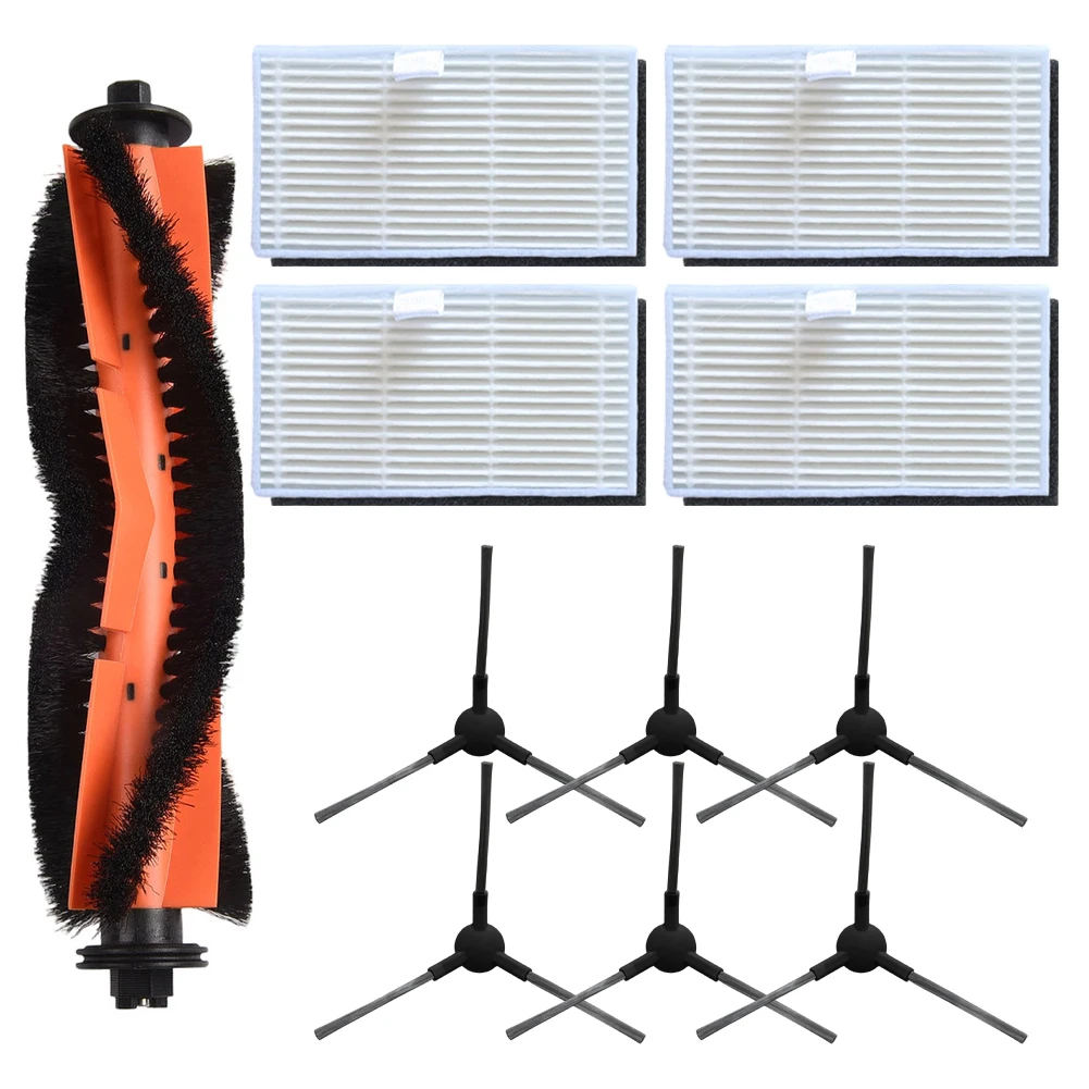 Complete for Cleaning Accessory Kit for MONSGA for MAX Robot Vacuum 1 Main Brush 4 Filters & 6 Side Brushes to Maintain