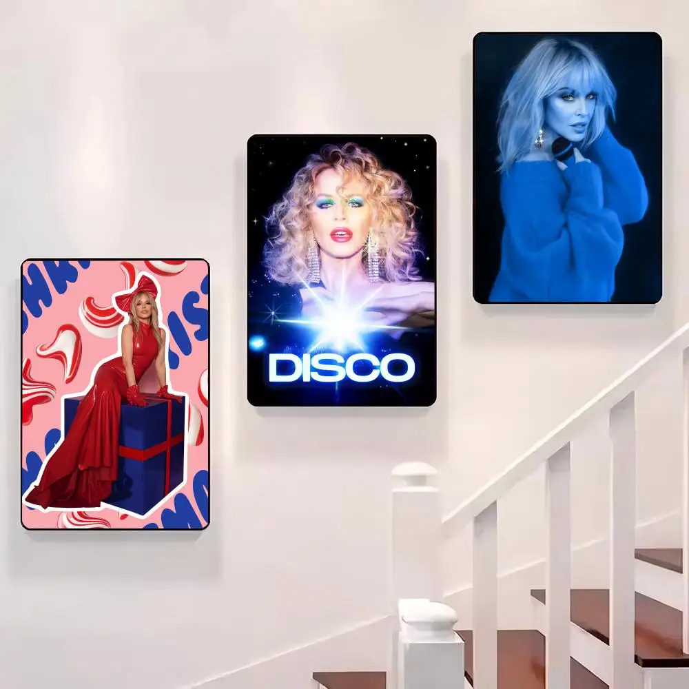 

Australian Singer Kylie M-Minogue Poster Sticky Wall Waterproof Home Living Room Bedroom Bar Aesthetic Decoration Perfect Gift