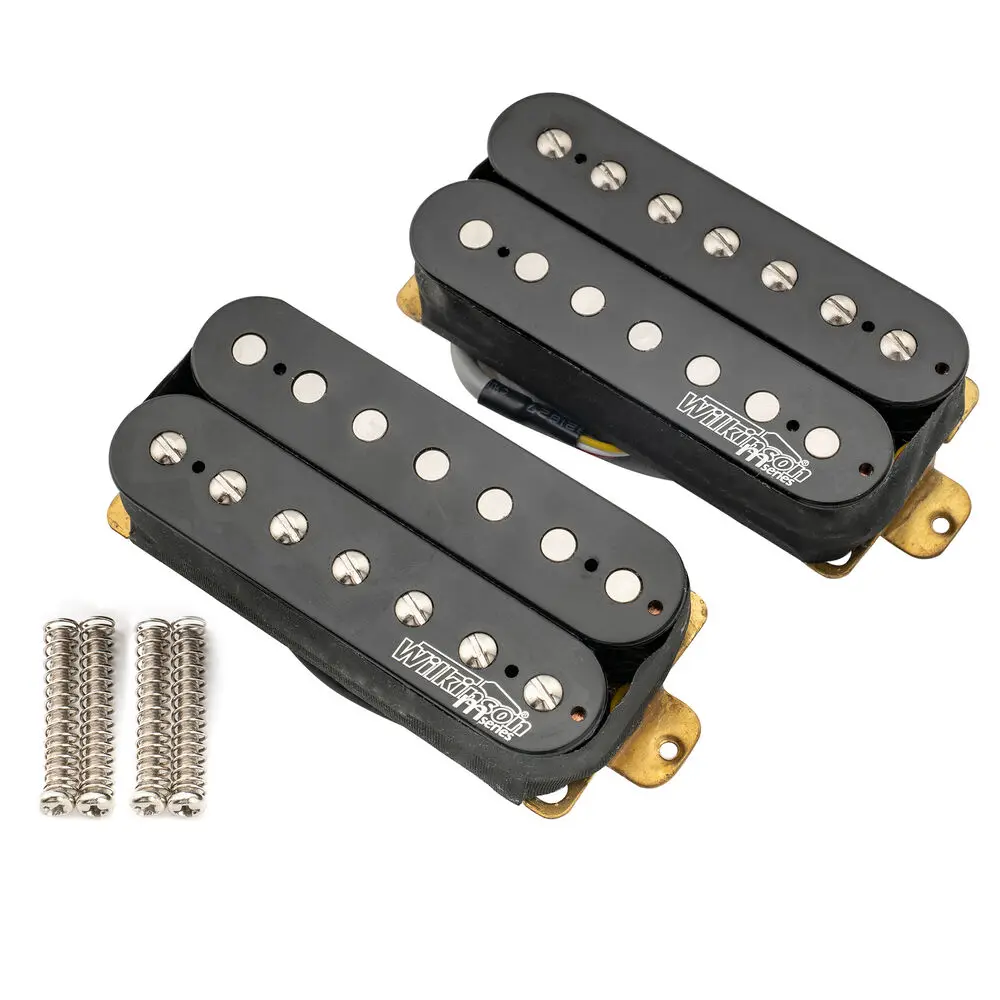 

Wilkinson M WOH Black Classical Open Humbucker Guitar Pickups Set for 7-String Electric Guitar