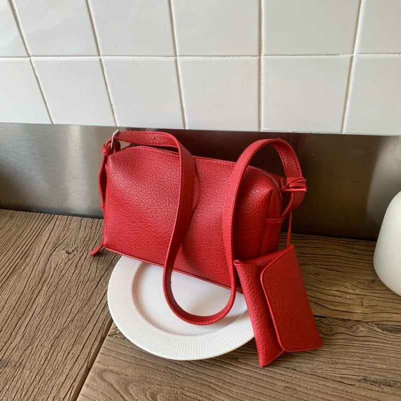 

Popular Classic High-End Leather Women's Crossbody Bag Luxury Brand Fashionable Elegant Elegant Detailing Daily Bag​