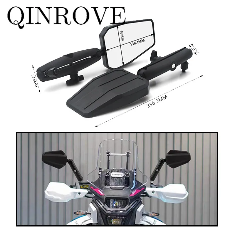 Universal Folding Motorcycle Rear Mirror 8MM 10MM Scooter Side Rearview Mirrors for Yamaha MT07 Honda Honnet Ducati Suzuki KTM
