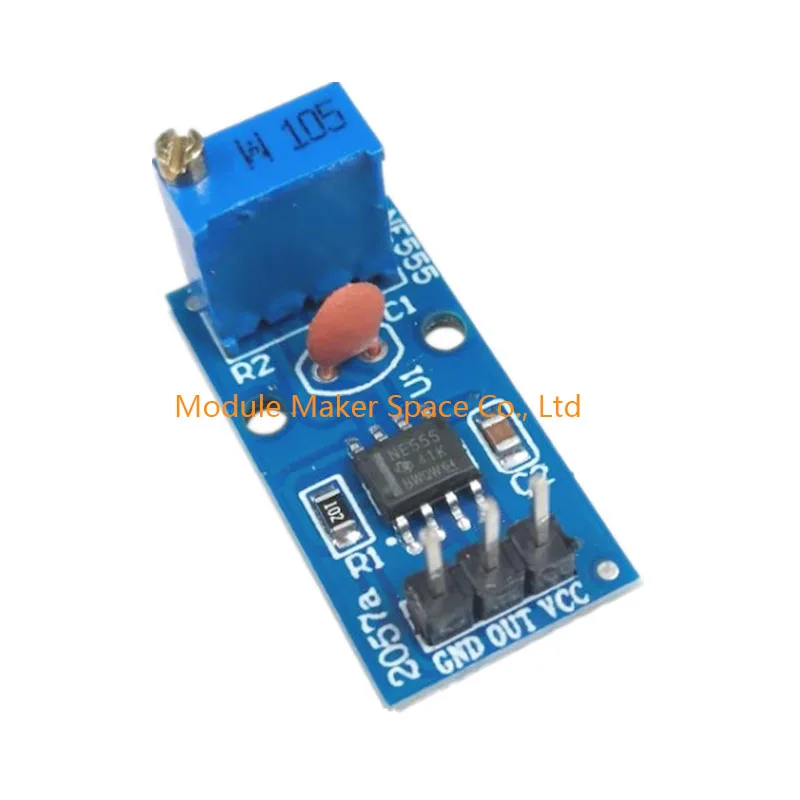 5PCS DC 5V 12V NE555 Adjustable Resistance Frequency Pulse Generator Module Single Channel Output for Arduino Smart Car