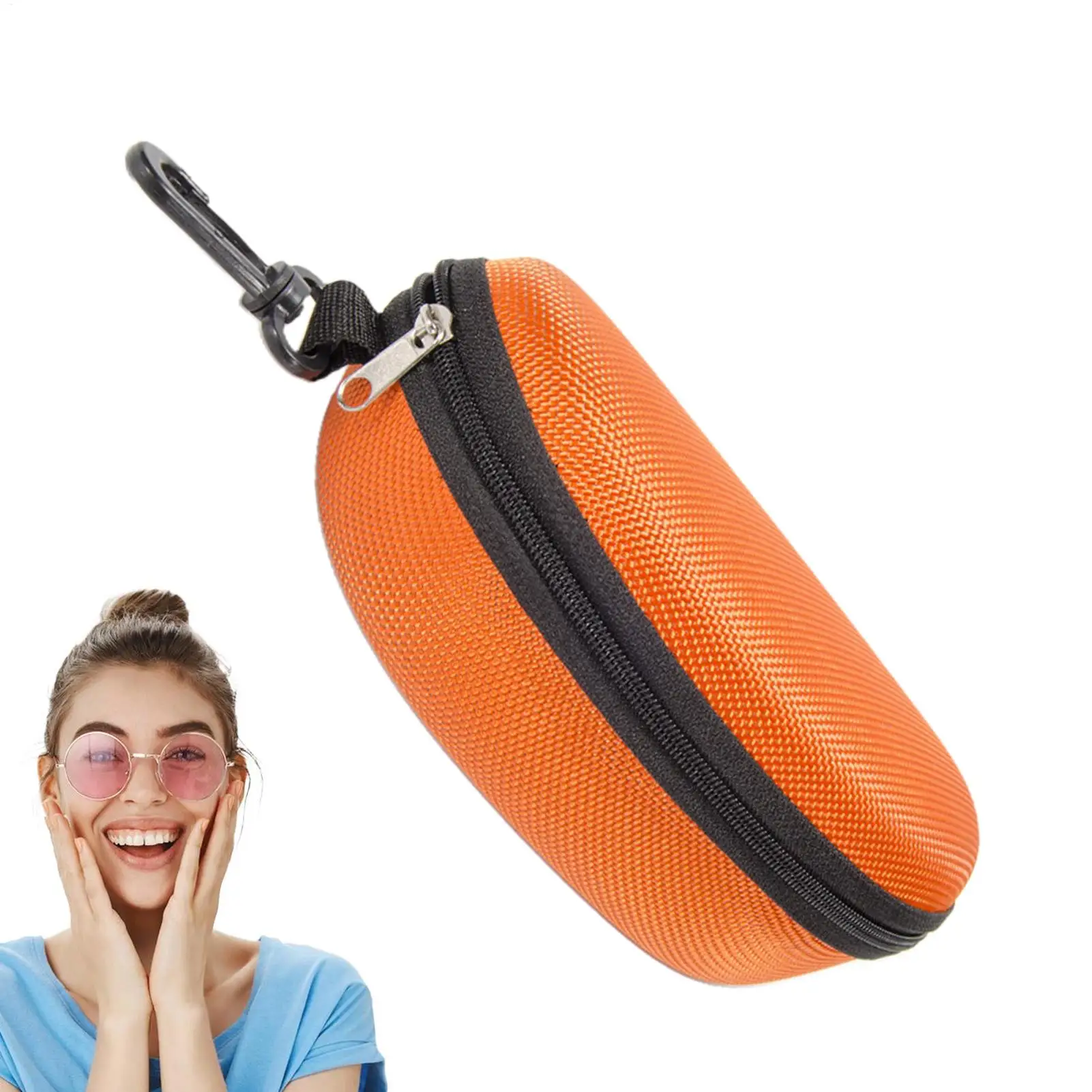 Shockproof Glasses Case Holder Waterproof Shockproof Felt Lining Hard EVA Sunglasses Case for Men Women Children Camping Hiking