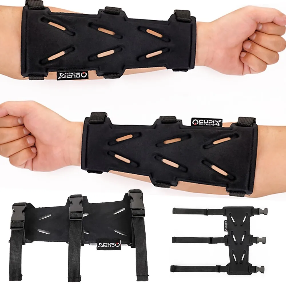 الرماية واقي للذراع القوس اطلاق النار قابل للتعديل 3 حزام حامي والعتاد الساعد القوس الصيد الهدف