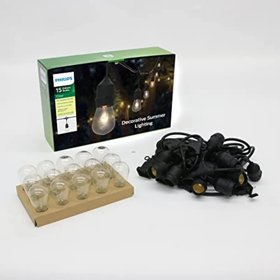 

15 Clear Incandescent Edison Bulb Lights