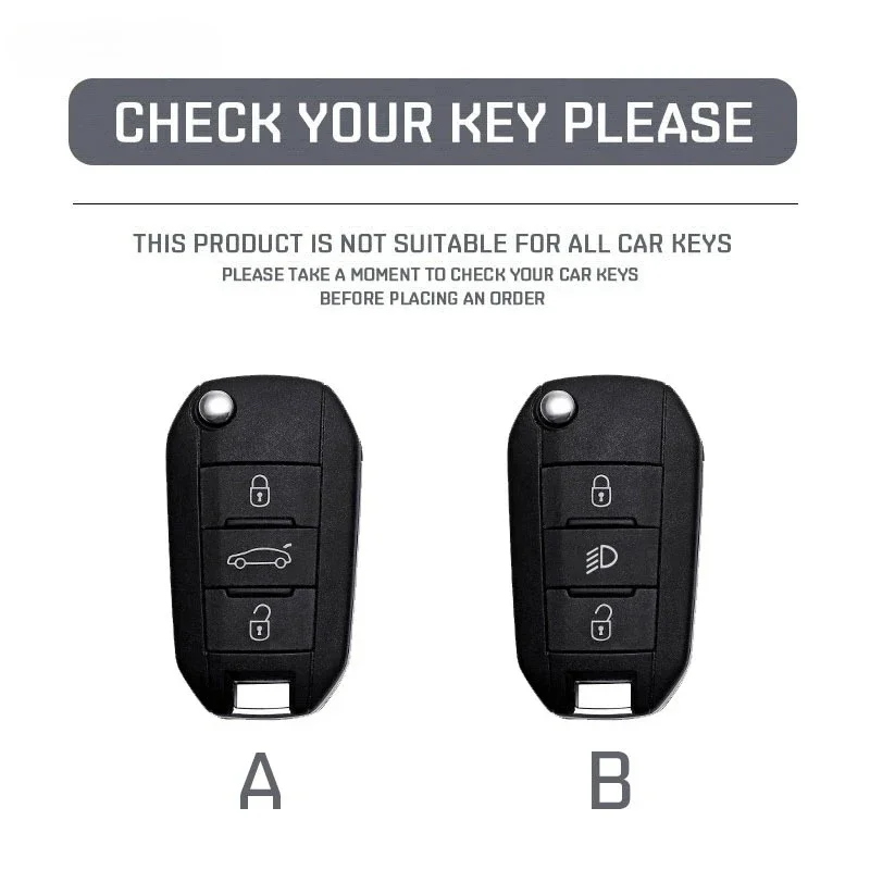 Silicone Car Key Case For Citroen C5 C3 C4 C8 Berlingo For Peugeot Partner Rifter 208 308 508 407 2008 3008 Expert Keychain