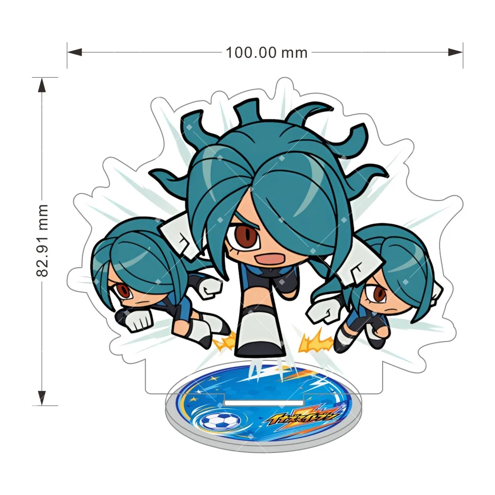 Inazuma Eleven Acrylic Stand Chibi Anime Figure Endou Mamoru Kidou Yuuto Action Standee Model Desk Decor Keychain Cosplay Gift