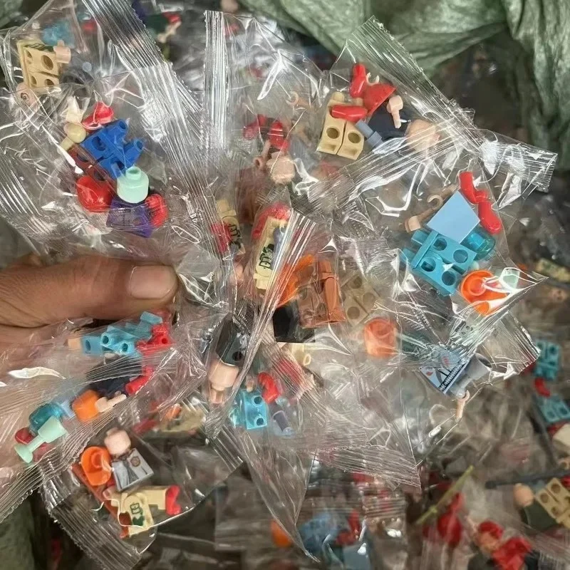 50 pièces de figurines d'action miniatures aléatoires, blocs de construction, ensemble de jouets de soldats de la police militaire de la ville, cadeau éducatif pour les enfants et les garçons