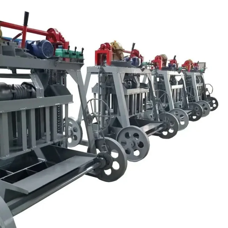 Hollow Small Portable Concrete Hydraulic Automatic brick cutting machine concrete brick machine