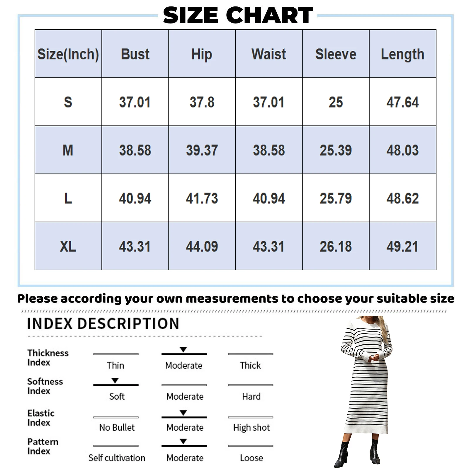 Damska codzienna elegancka sukienka w paski, dopasowana sukienka bodycon, patchworkowa sukienka streetwearowa, sukienka z długim rękawem, dzianinowa sukienka biurowa, jesień, wakacje, vestido