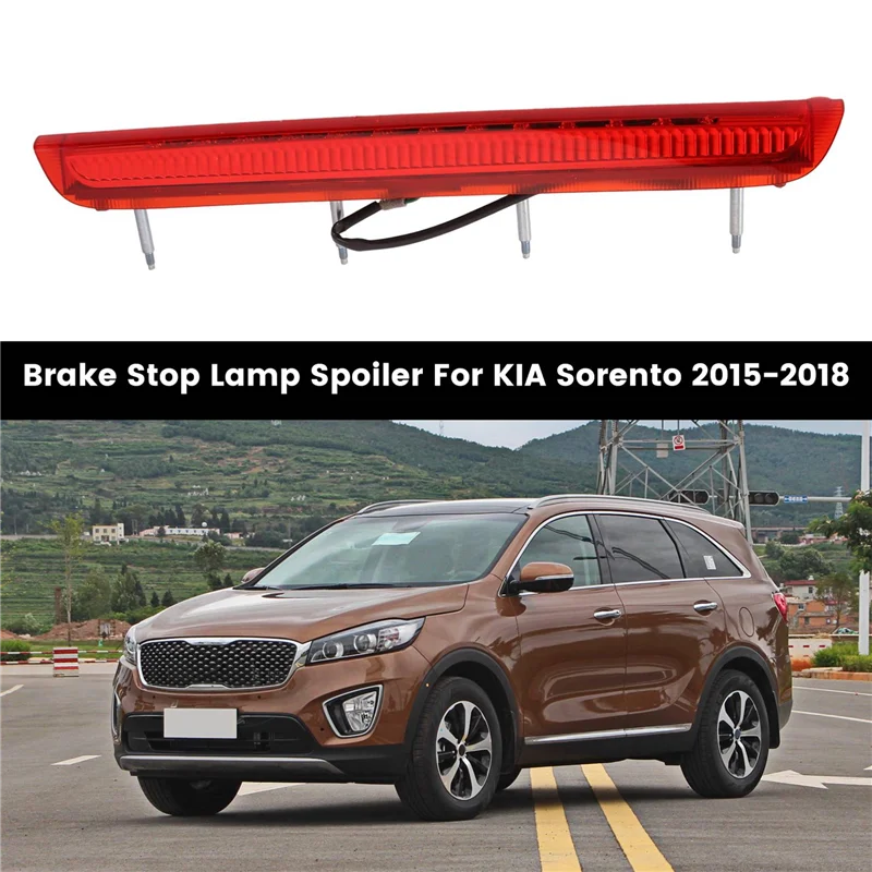 92700-C5000 Car Rear High Mount 3Rd Brake Stop Lamp Spoiler for KIA Sorento 2015-2018 92700C5000