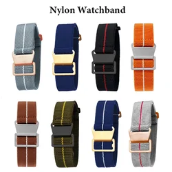 18mm 20mm 22mm Nylon Strap for Samsung Galaxy Watches 3 for Amazfit  Watch Troops Parachute Backpack Watctband MenBracelet