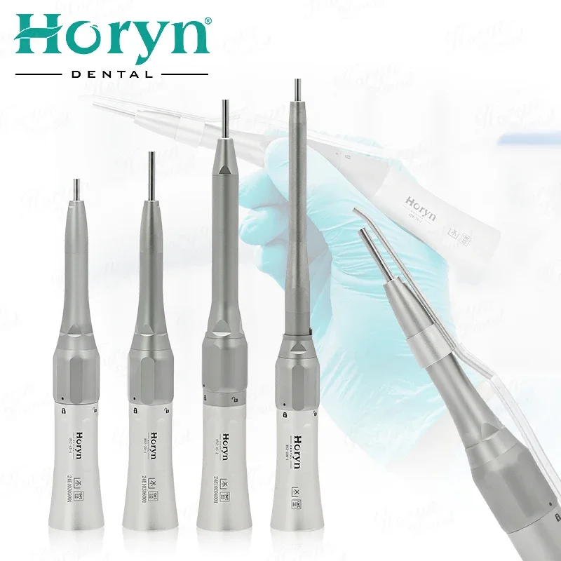 Den tal Oral Low Speed Handpiece 20 Degree Surgery Surgical Straight Handpiece 8 Sizes for Choose